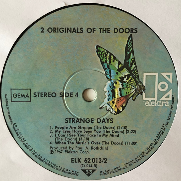 The Doors - 2 Originals Of The Doors (2xLP, Album, Comp)