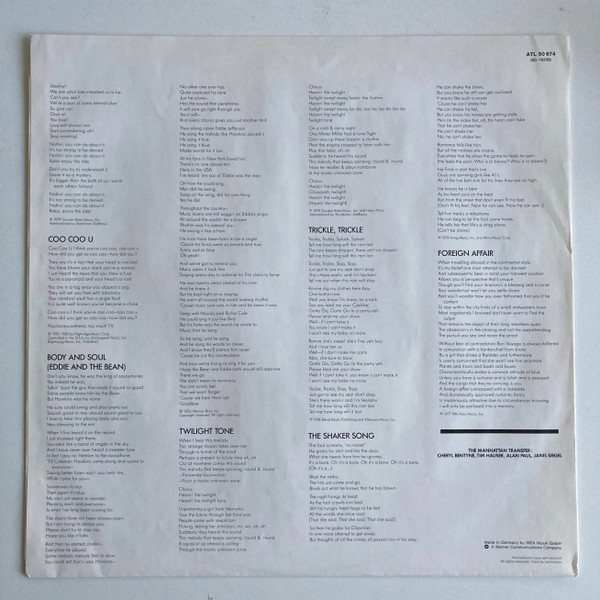 The Manhattan Transfer - Extensions (LP, Album)