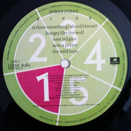 Duran Duran - Arena (LP, Album)
