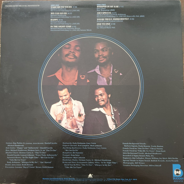 Michael Henderson - In The Night-Time (LP, Album, Ter)