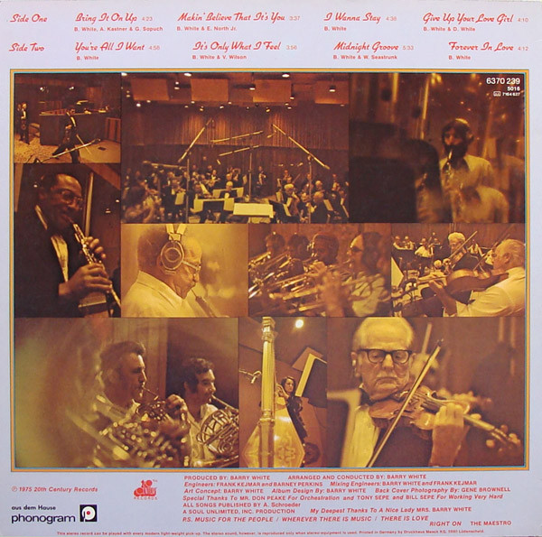 Love Unlimited Orchestra - Music Maestro Please (LP, Album)