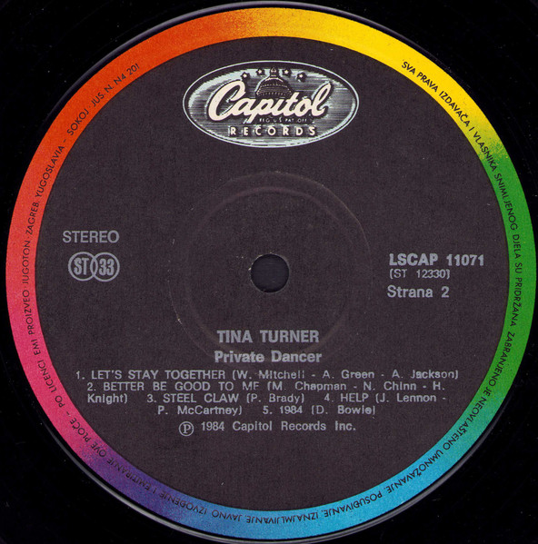Tina Turner - Private Dancer (LP, Album)