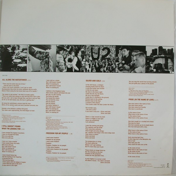 U2 - Rattle And Hum (2xLP, Album)