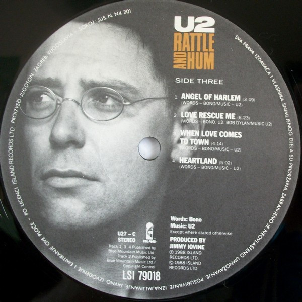 U2 - Rattle And Hum (2xLP, Album)
