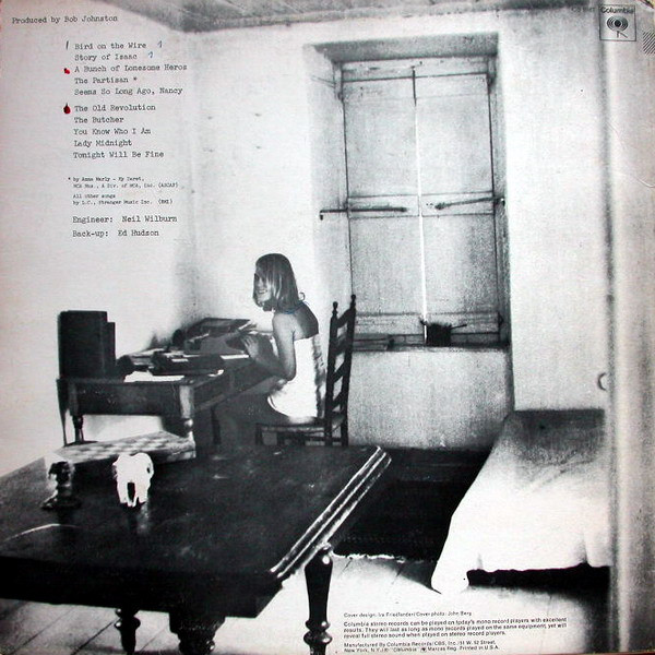Leonard Cohen - Songs From A Room (LP, Album, RE, Pit)