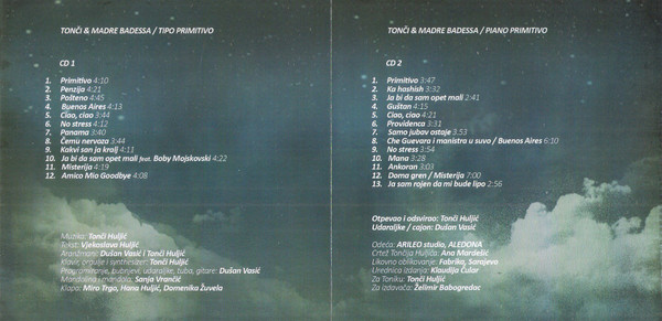 Tonči Huljić & Madre Badessa* - Tipo Primitivo / Piano Primitivo (2xCD, Album)