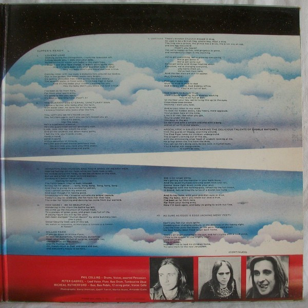 Genesis - Foxtrot (LP, Album, RE, Gat)