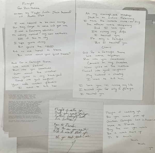 Taylor Swift - The Tortured Poets Department (2xLP, Album, Cle)