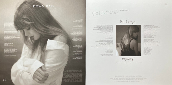 Taylor Swift - The Tortured Poets Department (2xLP, Album, Cle)