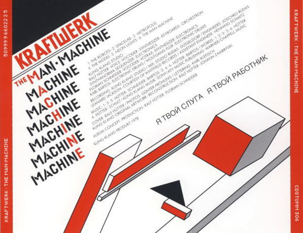 Kraftwerk - The Manâ€¢Machine (CD, Album, RE, RM)