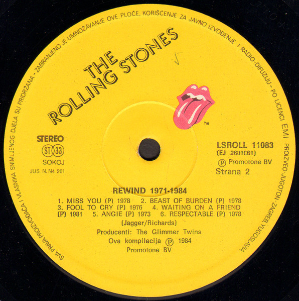 The Rolling Stones - Rewind (1971-1984) (LP, Comp)