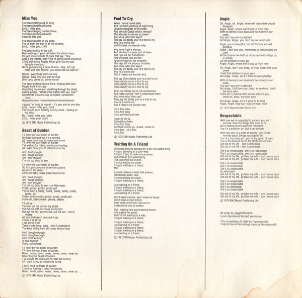 The Rolling Stones - Rewind (1971-1984) (LP, Comp)