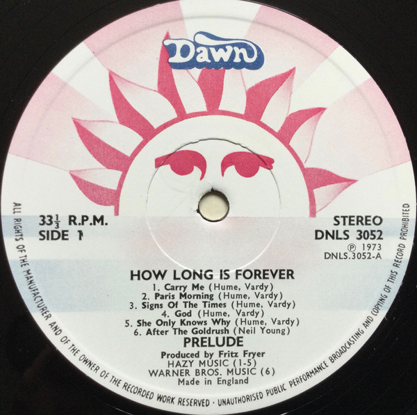 Prelude (3) - How Long Is Forever (LP, Album, Red)