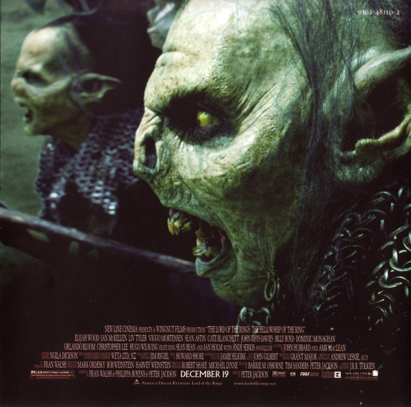 Howard Shore - The Lord Of The Rings: The Fellowship Of The Ring (Original Motion Picture Soundtrack) (CD, Album, Enh)