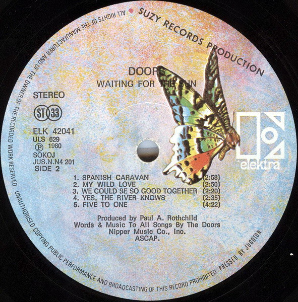 The Doors - Waiting For The Sun (LP, Album, RE)