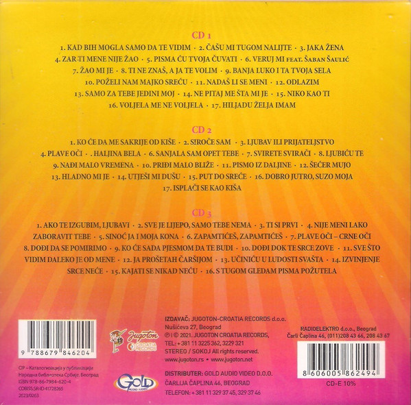 Milena Plavšić - 50 Originalnih Hitova (3xCD, Comp)