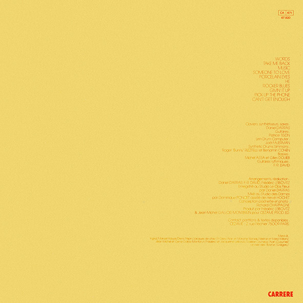 F-R David* - Words (LP, Album)