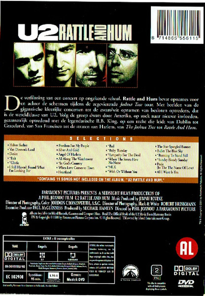 U2 - Rattle And Hum (DVD-V, Multichannel, PAL)