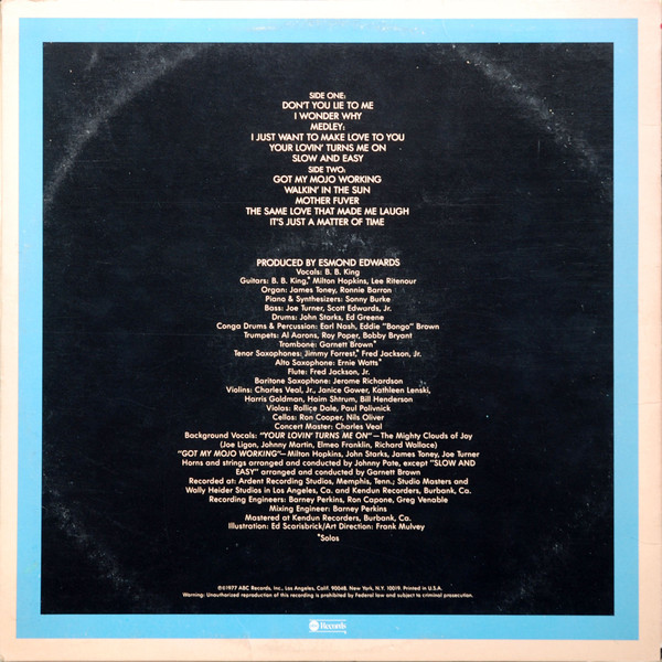 B.B.King* - King Size (LP, Album, Kee)