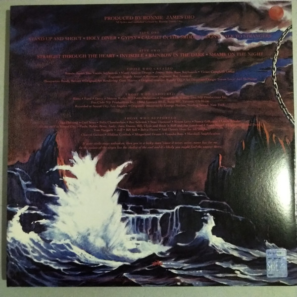 Dio (2) - Holy Diver (LP, Album, RE, 180)