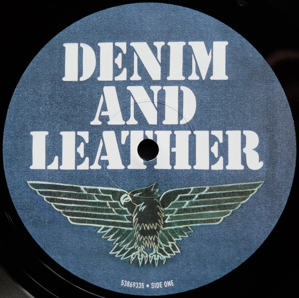 Saxon - Denim And Leather (LP, Album, RE, 180)