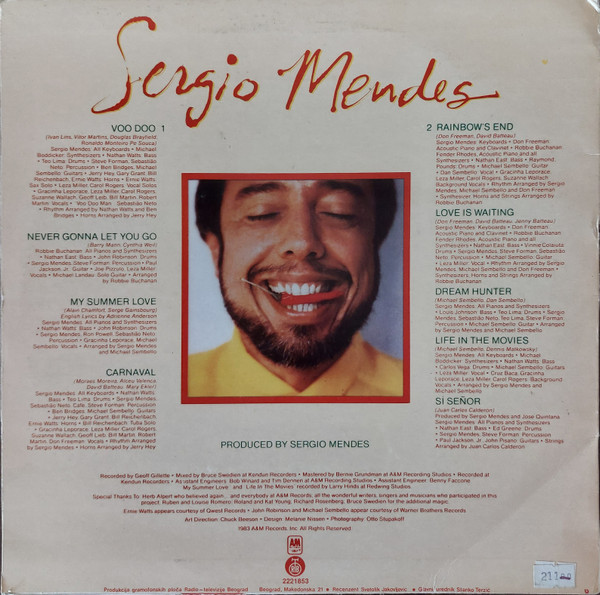 Sérgio Mendes - Sergio Mendes (LP, Album)