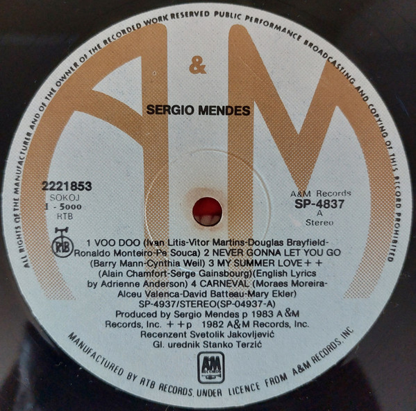Sérgio Mendes - Sergio Mendes (LP, Album)