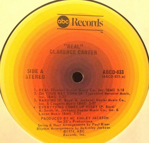 Clarence Carter - Real (LP, Album)