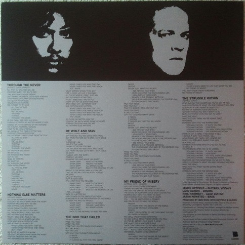 Metallica - Metallica (2xLP, Album, RE, RM, 180)