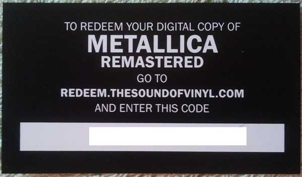 Metallica - Metallica (2xLP, Album, RE, RM, 180)