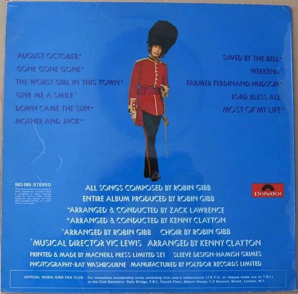 Robin Gibb - Robin's Reign (LP, Album)