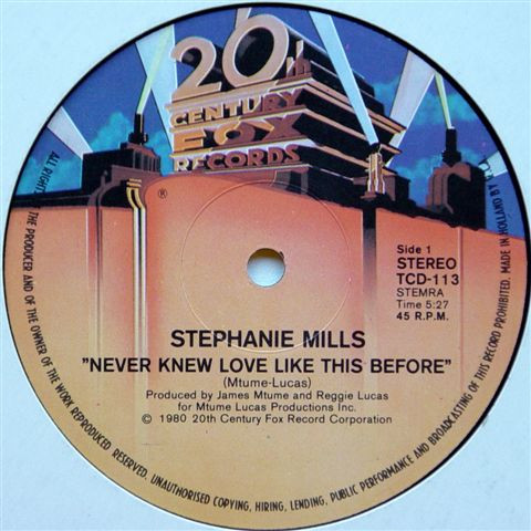 Stephanie Mills - Never Knew Love Like This Before (Special 12