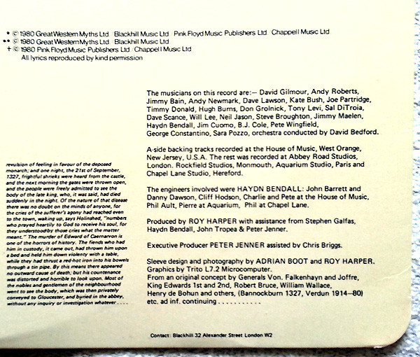 Roy Harper - The Unknown Soldier (LP, Album)
