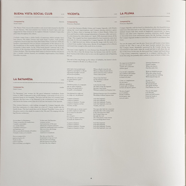 Buena Vista Social Club - Buena Vista Social Club (2xLP, Album, RE, RM, GZ )