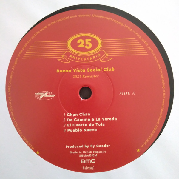 Buena Vista Social Club - Buena Vista Social Club (2xLP, Album, RE, RM, GZ )