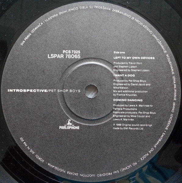 Pet Shop Boys - Introspective (LP, Album)