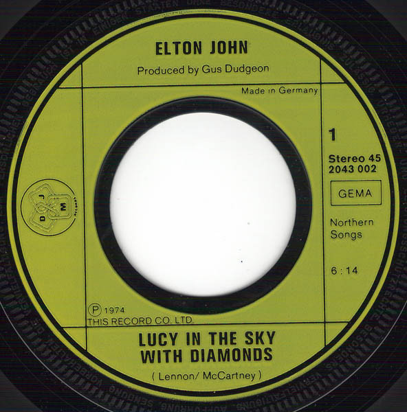 Elton John - Lucy In The Sky With Diamonds / One Day At A Time (7