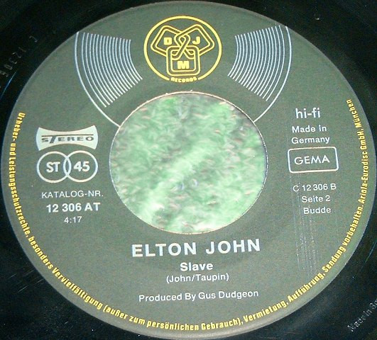 Elton John - Honky Cat / Slave (7