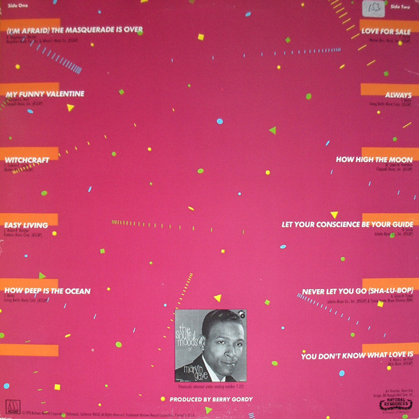 Marvin Gaye - The Soulful Moods Of Marvin Gaye (LP, Album, Mono, RE)