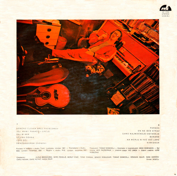 Tomaž Domicelj - Kratke Domače (LP, Album)