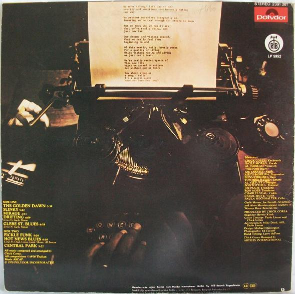 Chick Corea - Secret Agent (LP, Album)