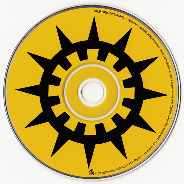 Boiler Room - Can't Breathe (CD, Album)