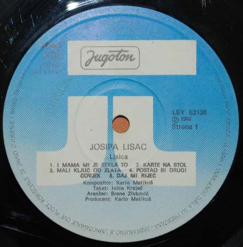 Josipa Lisac - Lisica (LP, Album)