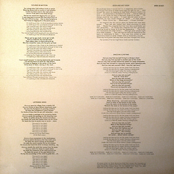 Talking Heads - Remain In Light (LP, Album)