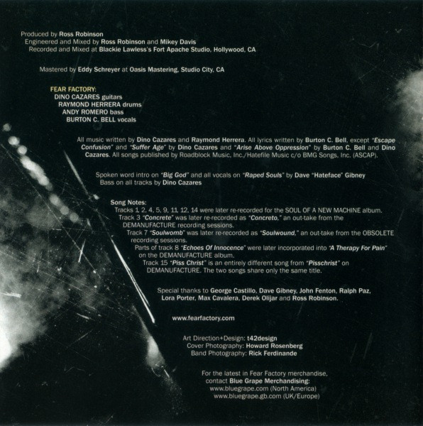 Fear Factory - Concrete (CD, Album)