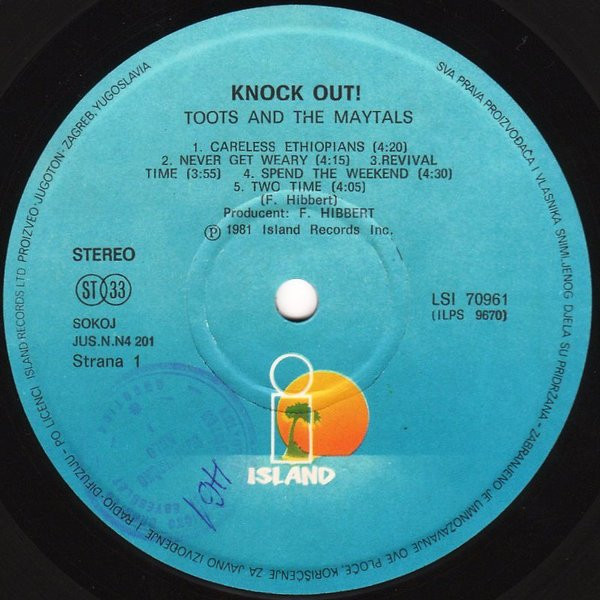 Toots And The Maytals* - Knock Out! (LP, Album)