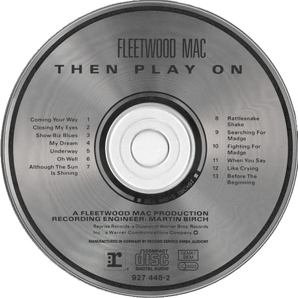 Fleetwood Mac - Then Play On (CD, Album, RE)