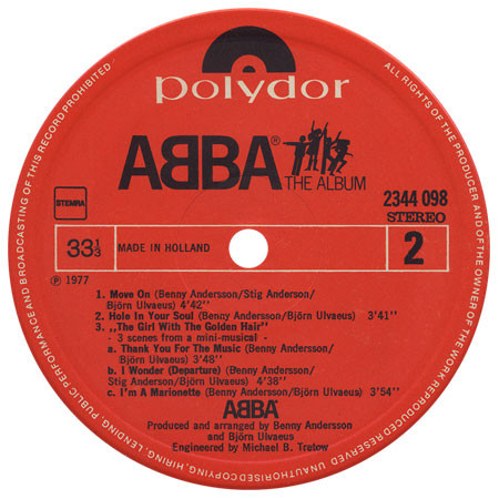 ABBA - The Album (LP, Album)