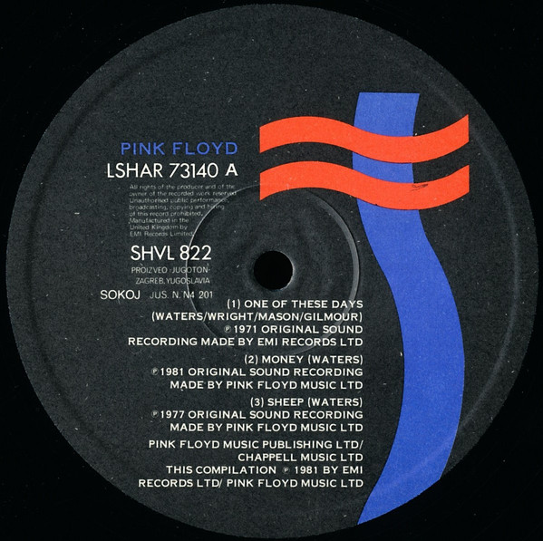 Pink Floyd - A Collection Of Great Dance Songs (LP, Comp)