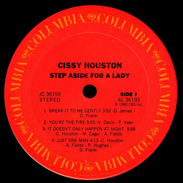 Cissy Houston - Step Aside For A Lady (LP, Album)